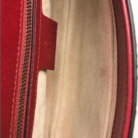 GUCCI/Thiara/Red & Cognac/Envelope/Bag/NWT - Picture 7 of 8